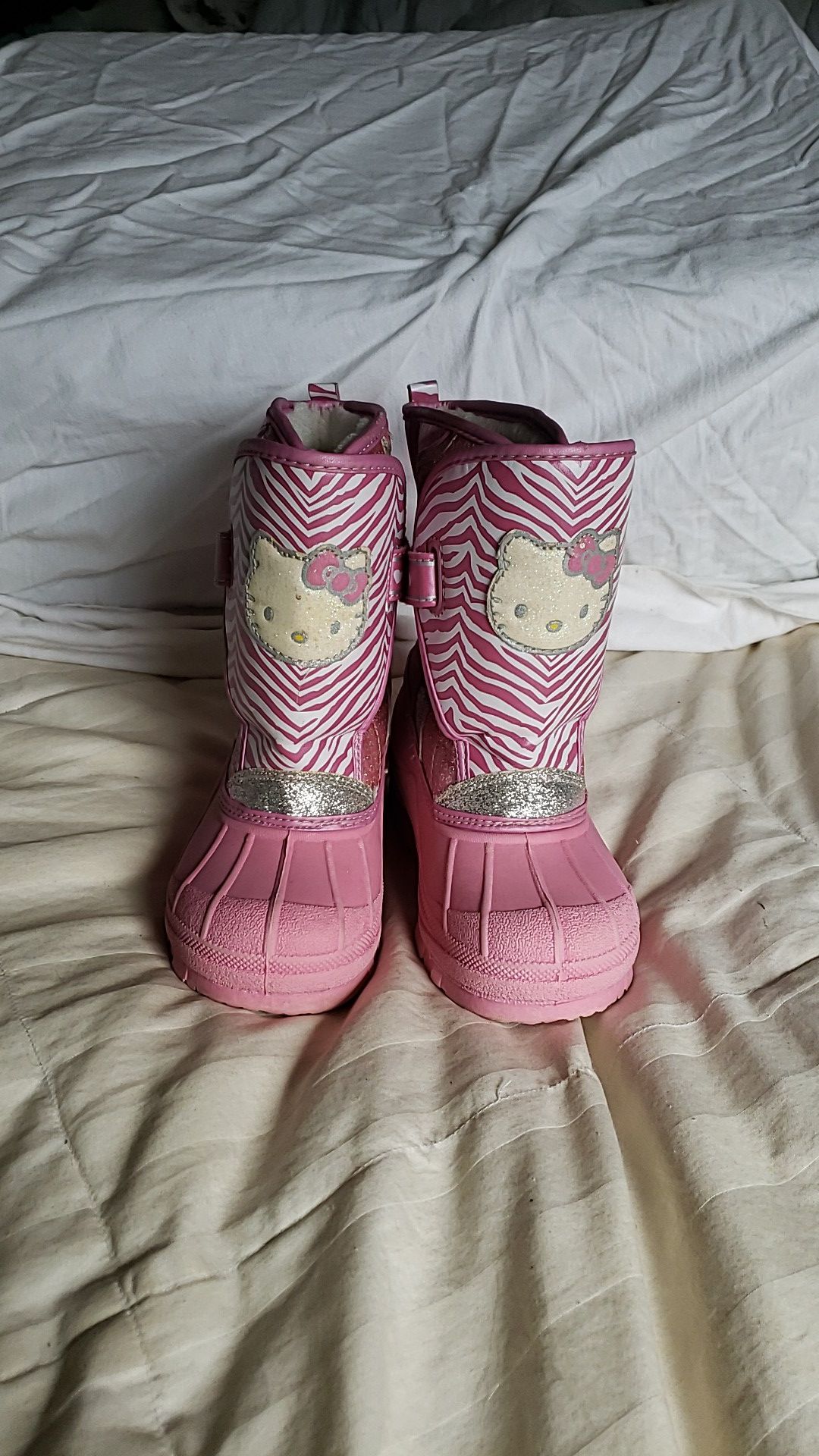 Hello Kitty Snow Boots Size 11/12