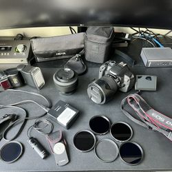 Canon EOS Rebel T4i w/18-135mm IS EF-S and Sigma 30mm f1.4