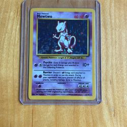 Mewtwo Base Set 10/102 Ungraded