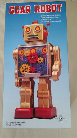 COLLECTOR NIB ROBOT "GEAR ROBOT" Metal House - Japan