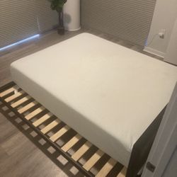 Zinus 12 Inch GREEN Tea Mattress and Frame 