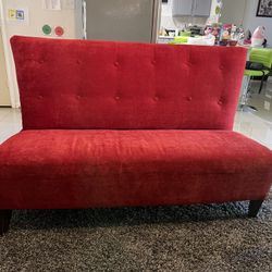 Beautiful Red Chair Price Firm Excellent Condition 
