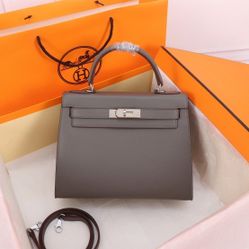 Hermès Kelly 25/28 Silver Hardware