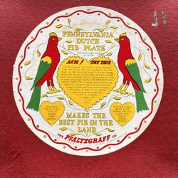 Vintage Pfaltzgraff Pennsylvania Dutch Pie Plate w/ Box