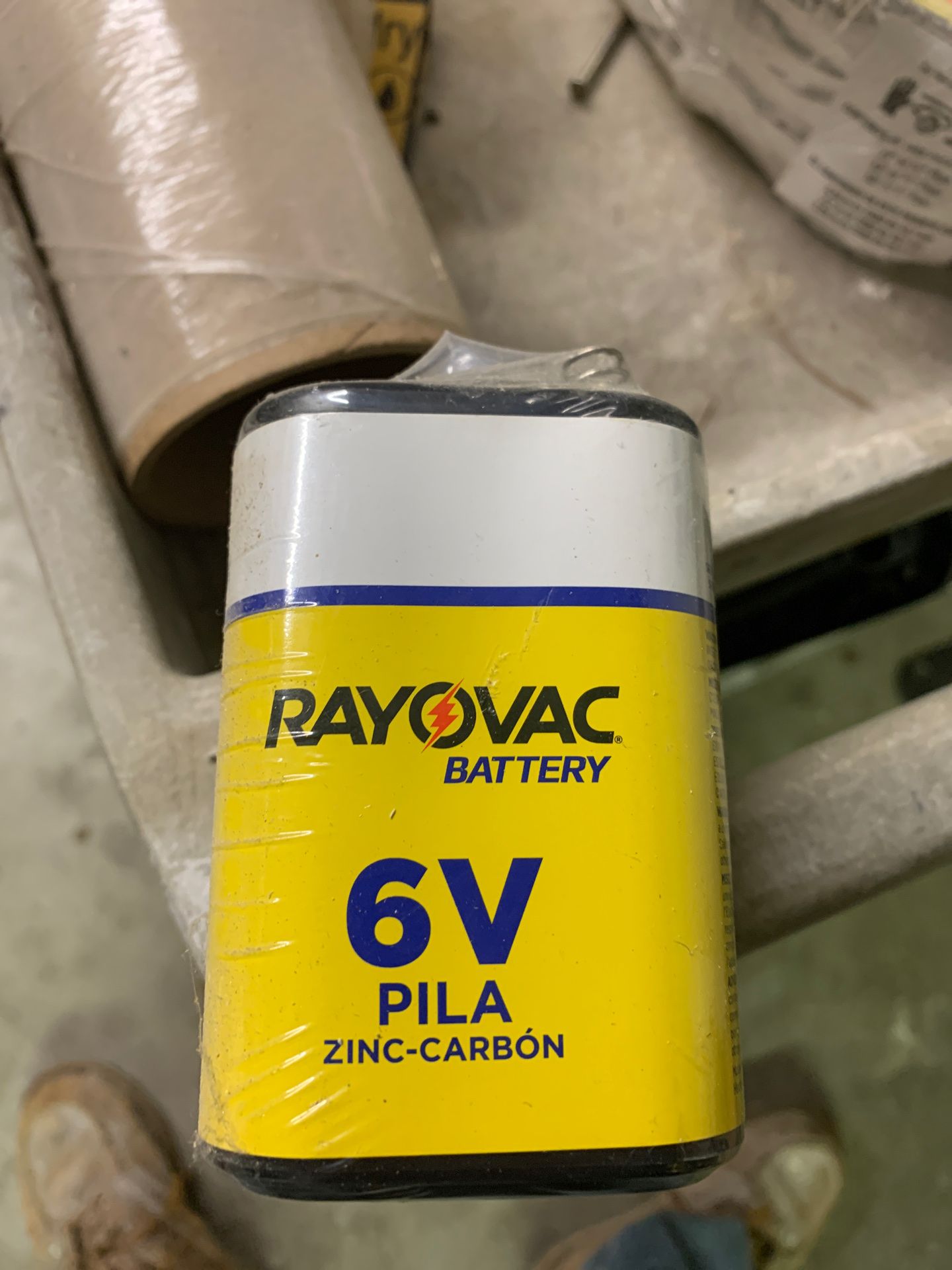 Rayovac 6v battery.