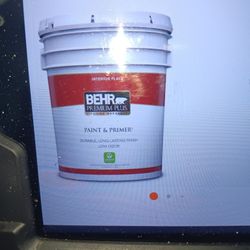 BEHR PAINT AND PRIMER FLAT WHITE 