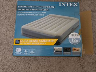 12" Queen Size Air Mattress with Built In Pump
