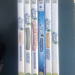 Sims 3 Base Game SIX Expansion Pack PC Computer Bundle Lot Gift Set