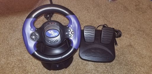 Interact V-Thunder racing wheel and pedals - Gamecube