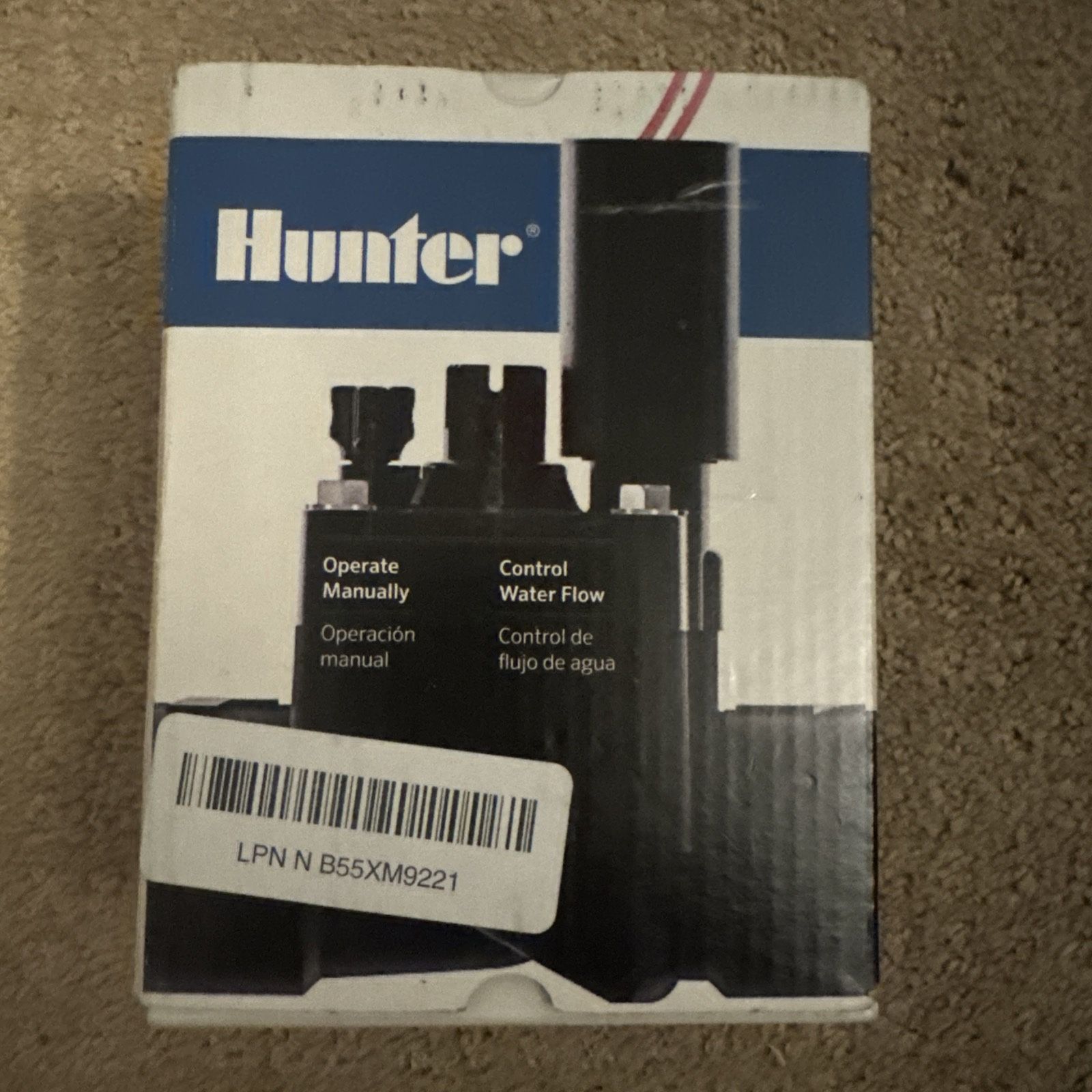 Hunter PGV 1" Professional Grade Inline Irrigation Control Valve ~ New In Box ~
