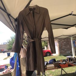 Genuine Leather Long Jacket