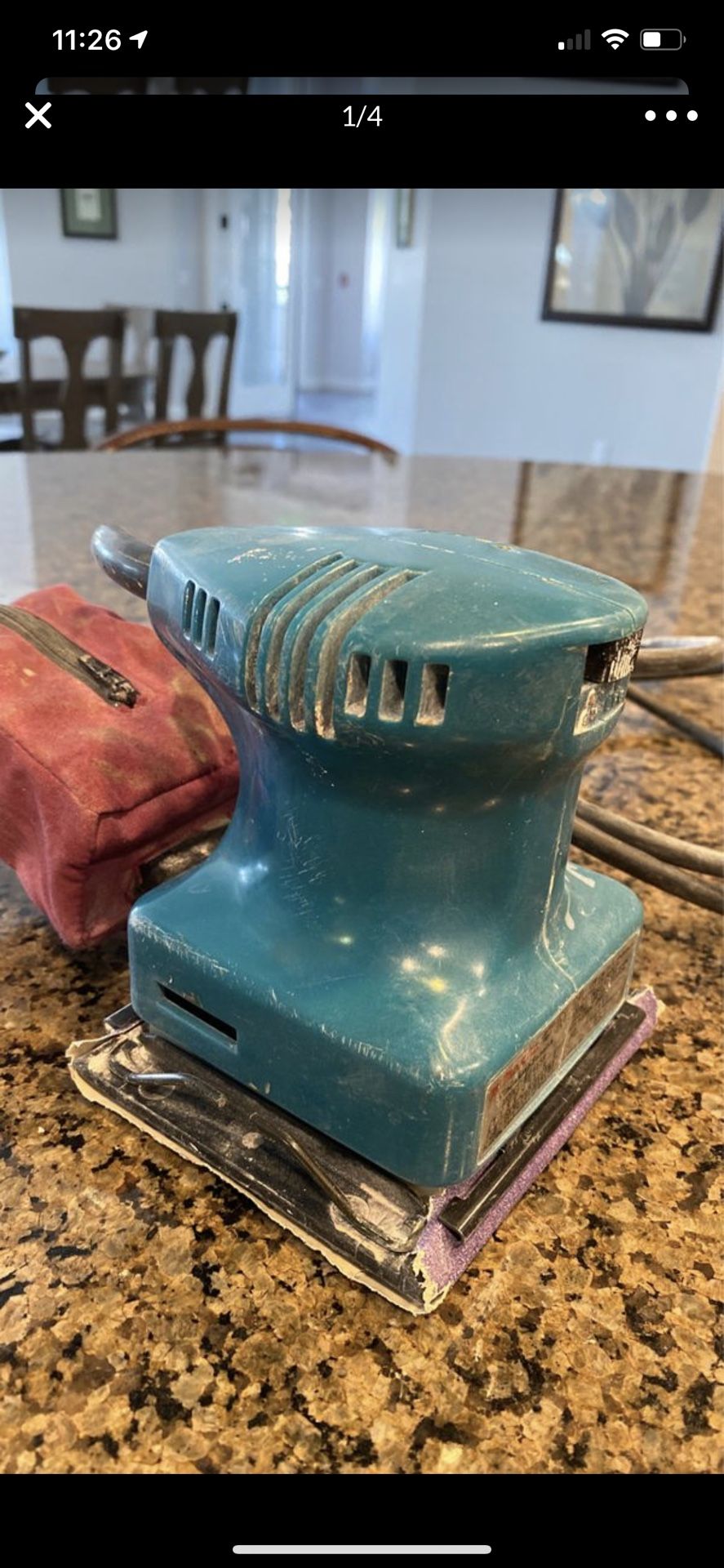 USED**MAKITA FINISHING SANDER Model: B04552