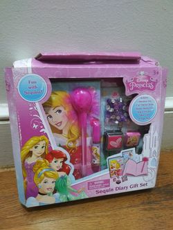 Disney Princess Sequin Diary Sealed New In The Box