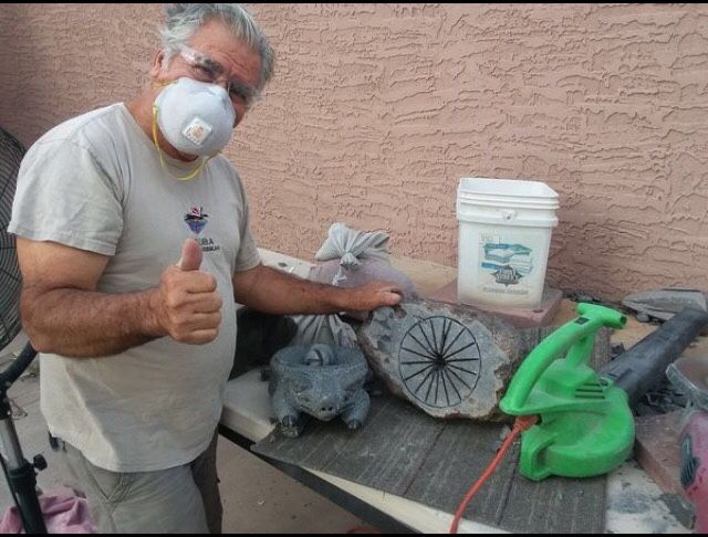 MOLCAJETE: Original piece of art Sculpture Handmade from Basoc Stone