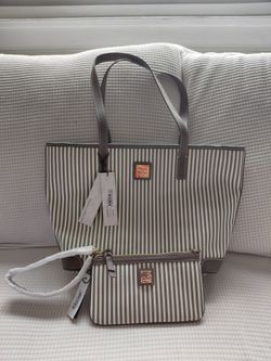 Dooney and Burke Tote and wristlet brand new with tags