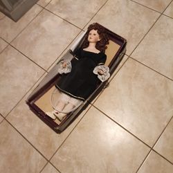 Old Doll With Porcelain Face For Sale 