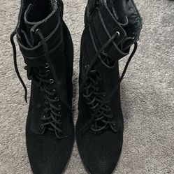 Black Wedges Boot
