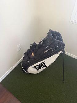 PXG Black/white 4-way golf stand bag