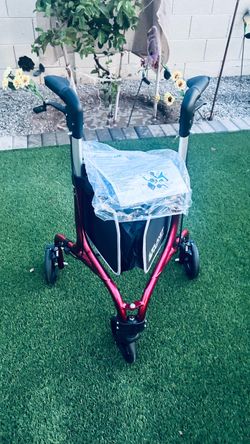 Red  Walker with Seat
