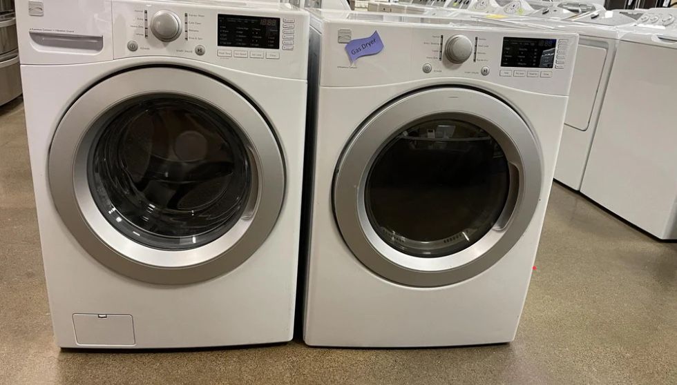 KENMORE CONNECT FRONT LOADING WASHER AND DRYER 