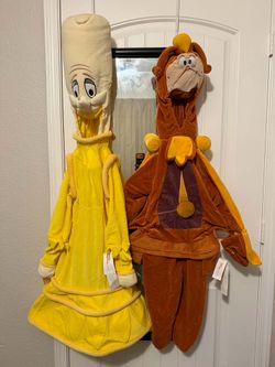 New with tag vintage from Disney store beauty an beast Halloween costume size xs both $200