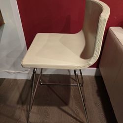 4 Ikea leather bar stool For $40