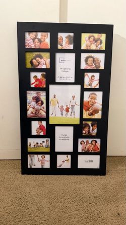 Mainstays 19-Opening Black Collage Frame