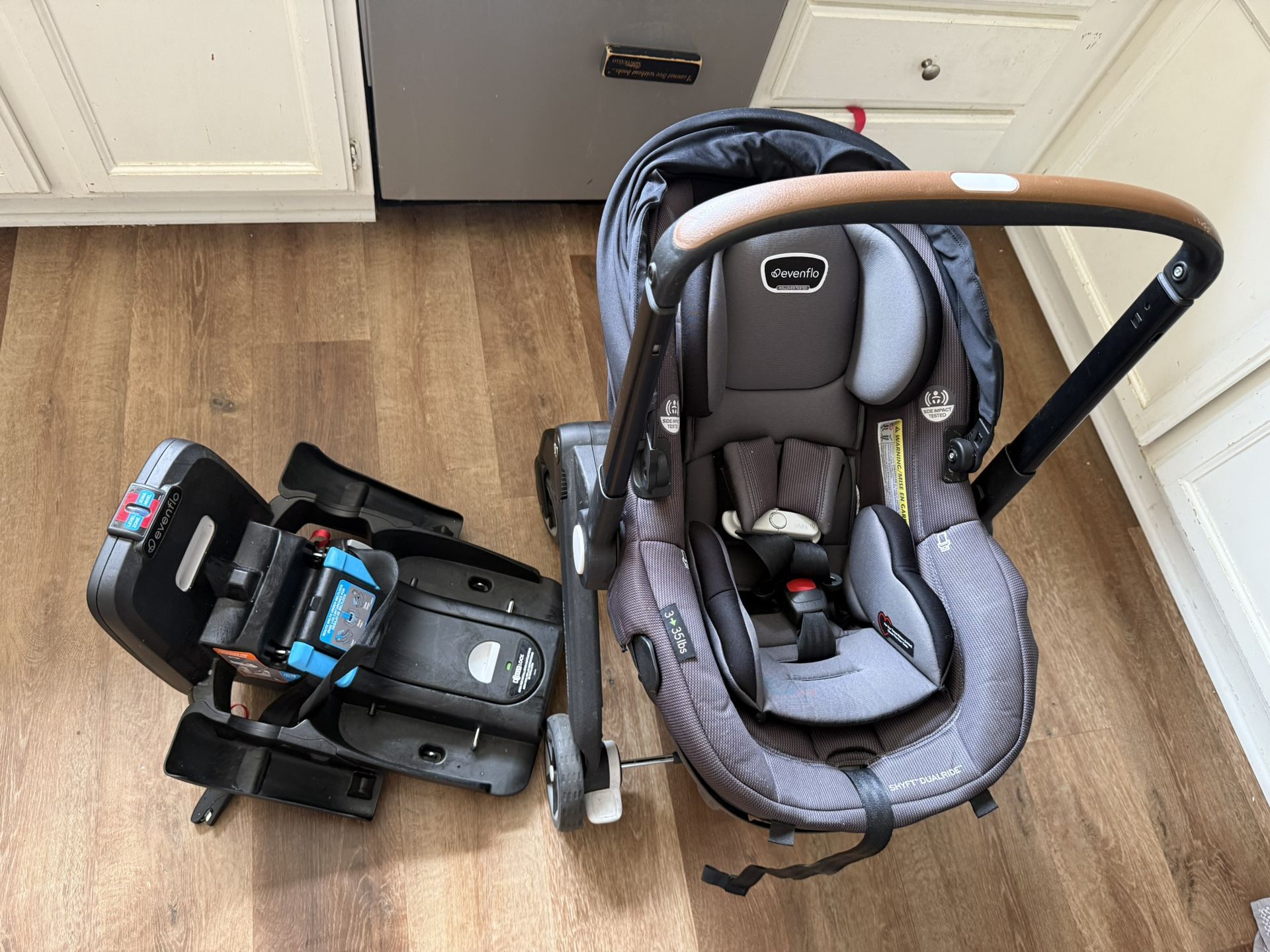 Shyft DualRide with Carryall Storage Infant Car Seat and Stroller Combo