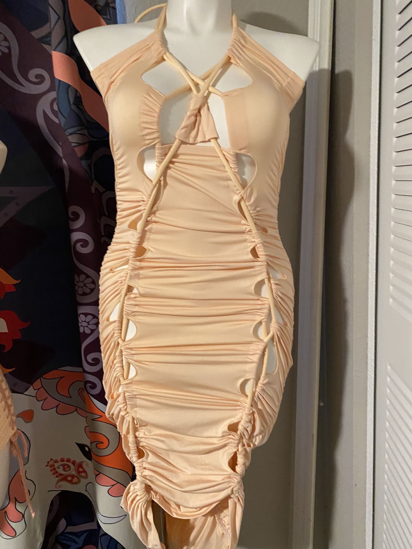 Hollow Out Maxi Dress
