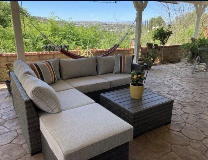 Brand New 💥 L Shaped Patio Garden  Outdoor Sectional / Fast Delivery 