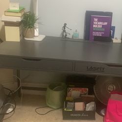 Gray IKEA Desk