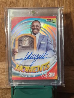 2025 topps adrian beltre autograph