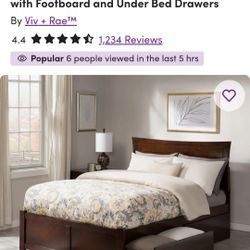 Full Size Bed Frame With Storage