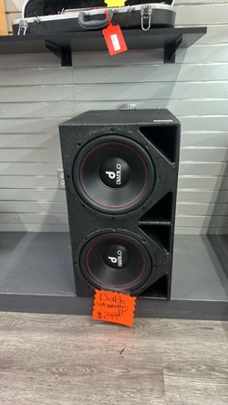 Diablo Dual 12" Subwoofers in Box