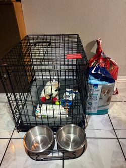Dog Crate Starter Bundle with Accessories
