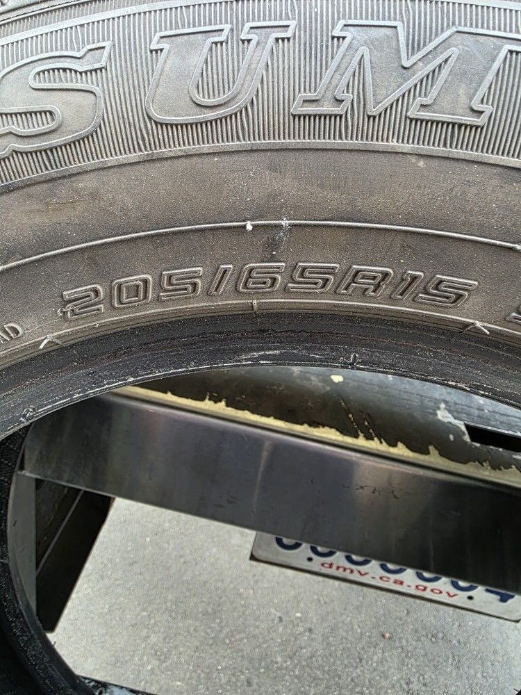 Tires Good Tread Sumitomo 205/65R15