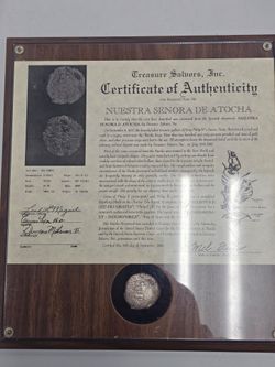 Shipwreck coin