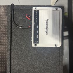 Rockford Fosgate Prime 750 1D with 10” Kicker Box