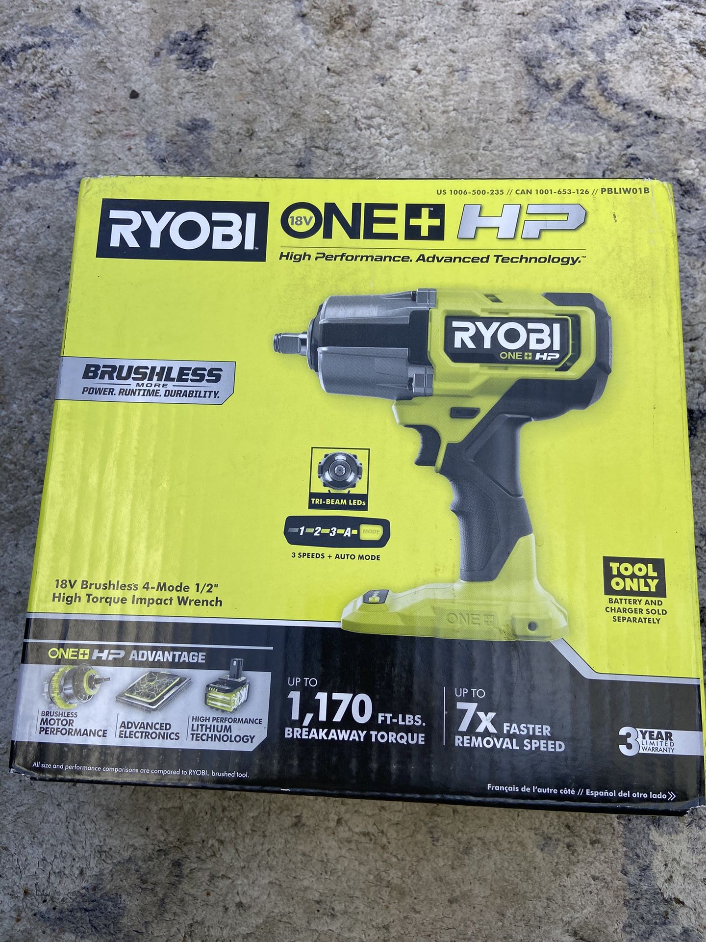 Ryobi High Torque Impact Wrench