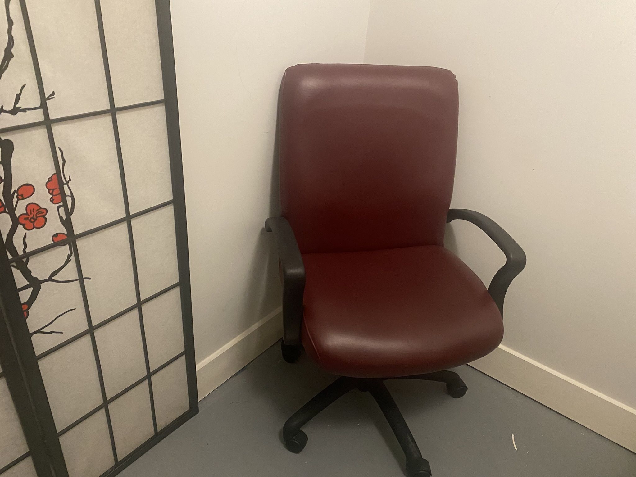 Leather Adjustable Computer Chair