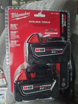 Milwaukee 5.0 batterys