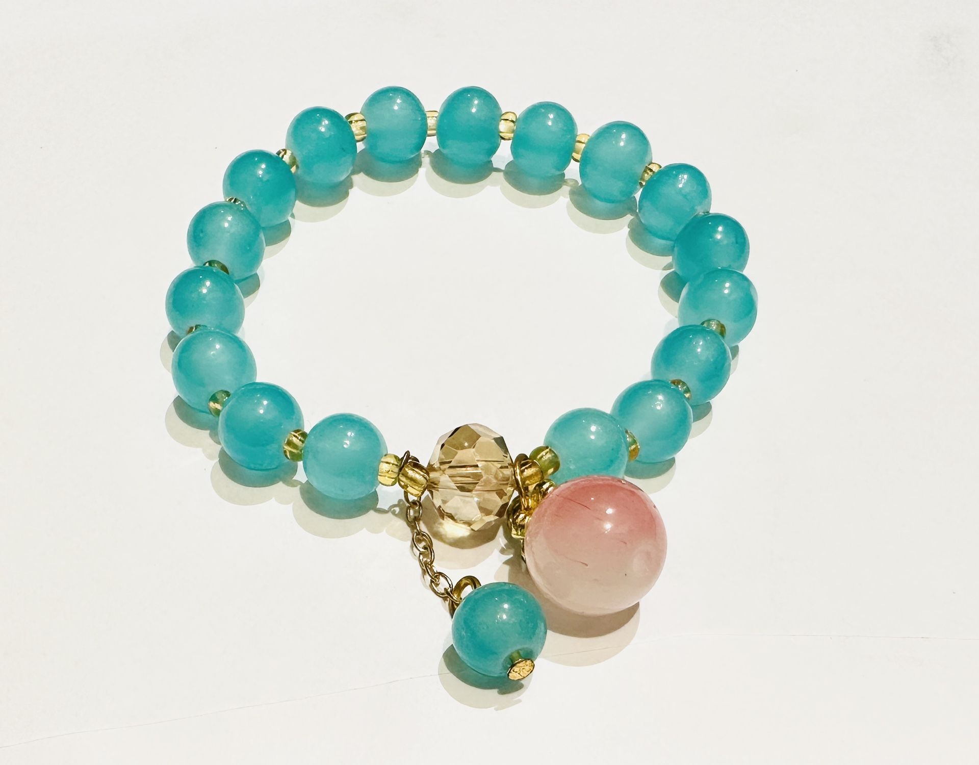 Bracelet Turquoise And Pink Jewelry Ornament Women