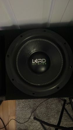 Nemesis Subwoofer in Enclosure Box