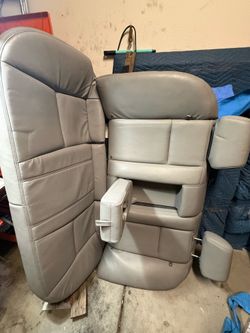 Cadillac rear leather seats