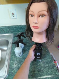 Mannequin head and stand