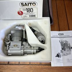 New Satio FA 180 4 Stroke Motor, Electric And Gas Planes!