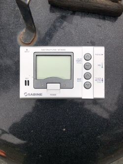 Music Instrument Tuner Metronome  Sabine MetroTune MT9000