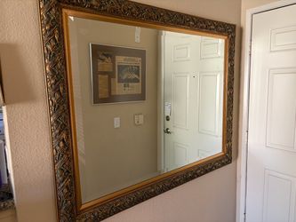 Large antique mirror