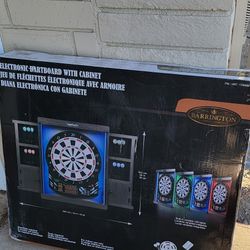 Barrington Electronic Dartboard With Cabinet