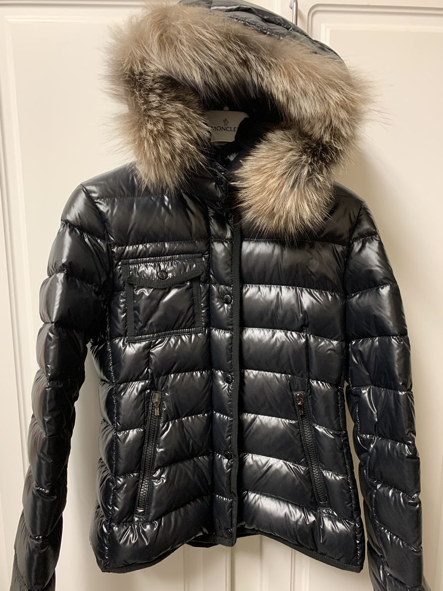 Montcler Enfante down jacket with removable fur hood size kids 12